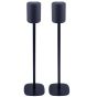 Black Vebos floor stand with Audio Pro A10/G10