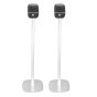 White Vebos floor stand with JBL Link Music