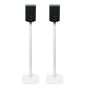 Set of two Vebos floor stands with Samsung HW-Q930F white set