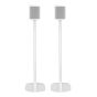 Set of two Vebos floor stands with Sonos One white set