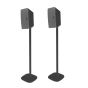 Vebos floor stand with Sonos Play 3 black set extra view