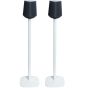 Set of two Vebos floor stands with Loewe Klang MR1 black set white set