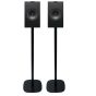 Set of two Vebos floor stands with Bookshelf Speaker set 17x22