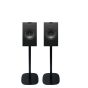 Set of two Vebos floor stands with Bookshelf Speaker set 17x22
