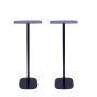 Single black Vebos floor stand with Riva Stadium