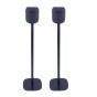 Set of two Vebos floor stands with Apple HomePod black set