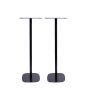 Single black Vebos floor stand with Audio Pro Addon C10