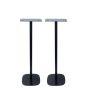 Single black Vebos floor stand with Audio Pro Addon T3/C3 set