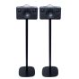Set of two Vebos floor stands with Audio Pro Addon C5 black set