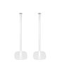 Single white Vebos floor stand with B&O BeoPlay M3
