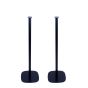 Single black Vebos floor stand with B&O BeoPlay M3