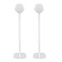 Set of two Vebos floor stands with B&O BeoPlay S3 white set