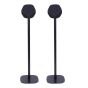 Set of two Vebos floor stands with B&O BeoPlay S3 black set