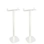 Set of two white Vebos floor stands with Bose SoundTouch 20 detail view