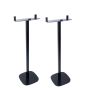 Set of two black Vebos floor stands with Bose SoundTouch 20 detail view