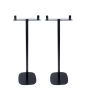 Set of two black Vebos floor stands with Bose SoundTouch 20 extra view 2