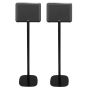 Set of two Vebos floor stands with Denon Home 250 black set
