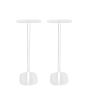 Single white Vebos floor stand with Harman Kardon Citation 500