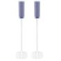 Set of two white Vebos floor stands with Harman Kardon Citation Surround