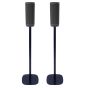 Set of two black Vebos floor stands with Harman Kardon Citation Surround