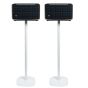 White Vebos floor stand with JBL Authentics 200