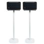 White Vebos floor stand with JBL Authentics 300