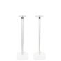 Single white Vebos floor stand with LG DS95TR