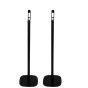 Single black Vebos floor stand with LG SPT8 S