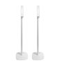 Single white Vebos floor stand with Philips Fidelio TAFS1