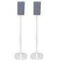 Set of two Vebos floor stands with Philips TAW6205 white set