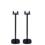 Single black Vebos floor stand with Polk Signature S15e