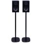 Black Vebos floor stand with Polk T15