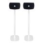 Set of two white Vebos floor stands with Pure Jongo TX2