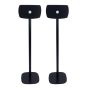 Set of two black Vebos floor stands with Pure Jongo TX2
