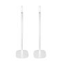 Set of two white Vebos floor stands with Riva Concert detail view