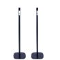 Single black Vebos floor stand with Samsung SWA-8500S
