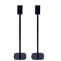 Set of two black Vebos floor stands with LG SPQ8 S