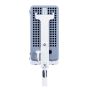 Vebos floor stand for Sonos Play 3 white set in rear view