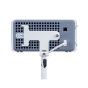 White Vebos floor stand for Sonos Play 3 in rear view detail view