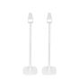 Single white Vebos floor stand with Sony SRS-ZR5