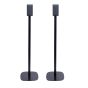 Set of two black Vebos floor stands with Ultimea