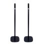 Single black Vebos floor stand with Yamaha WX-010 MusicCast