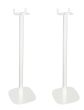 Set of two white Vebos floor stands with Bose SoundTouch 10 detail view
