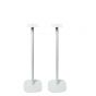 Vebos floor stand Bookshelf Speaker white set XL (100cm)