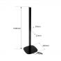 Vebos speaker stand Apple Homepod white XL (100cm) set