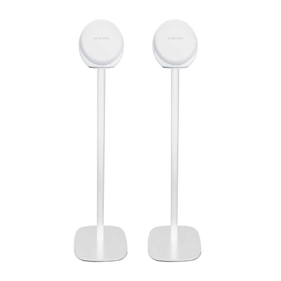 White Vebos floor stand with Harman Kardon Omni 10
