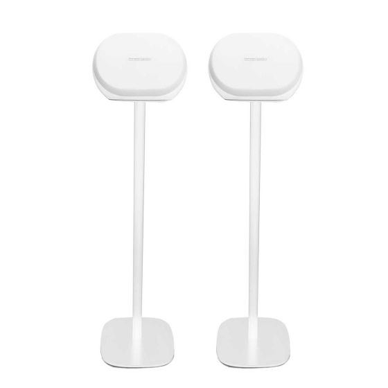 White Vebos floor stand with Harman Kardon Omni 20