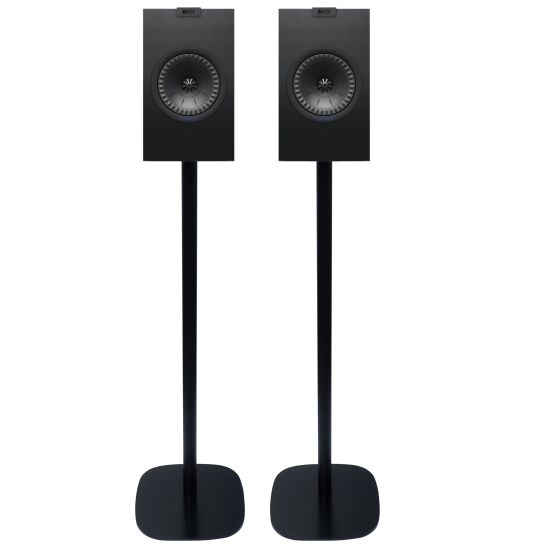 Set of two Vebos floor stands with Bookshelf Speaker set 17x22