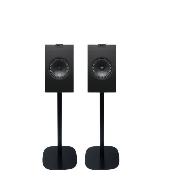 Set of two Vebos floor stands with Bookshelf Speaker set 17x22