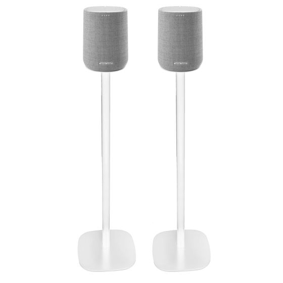 Set of two Vebos floor stands with Harman Kardon Citation One white set